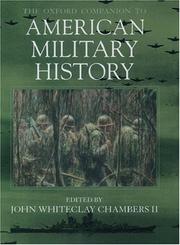 Cover of: The Oxford companion to American military history