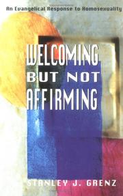 Cover of: Welcoming but not affirming