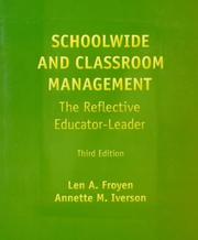 Cover of: Schoolwide and classroom management