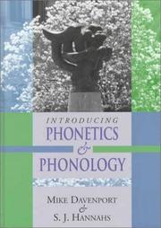 Cover of: Introducing phonetics & phonology