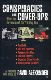 Cover of: Conspiracies and cover-ups