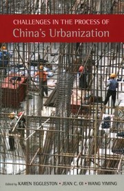 Cover of: Challenges in the Process of China's Urbanization