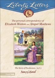 Cover of: The personal correspondence of Elizabeth Walton and Abigail Matthews