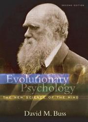 Cover of: Evolutionary psychology