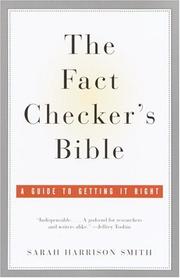 Cover of: The fact checker's bible