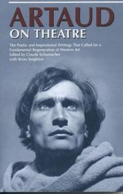 Cover of: Artaud on theatre