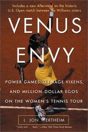 best books about Players Venus Envy: A Sensational Season Inside the Women's Tennis Tour
