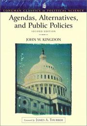 Cover of: Agendas, alternatives, and public policies