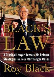 Cover of: BLACK'S LAW