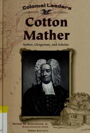 Cover of: Cotton Mather