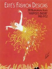 Cover of: Erté's fashion designs