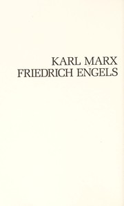 Cover of: Karl Marx, Friedrich Engels: Selected Letters