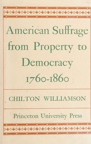 Cover of: American suffrage