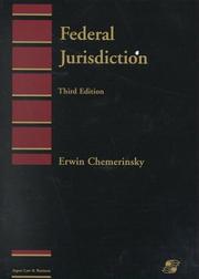 Cover of: Federal jurisdiction