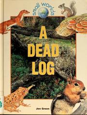 Cover of: A dead log