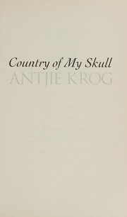 best books about apartheid Country of My Skull