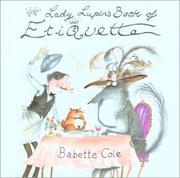 Cover of: Lady Lupin's book of etiquette