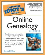 Cover of: Complete idiot's guide to online genealogy