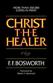 Cover of: Christ the healer