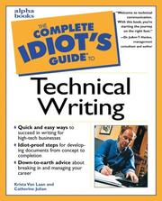 best books about technical writing The Complete Idiot's Guide to Technical Writing