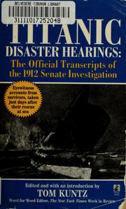 best books about The Titanic Fiction The Titanic Disaster Hearings
