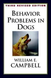 Cover of: Behavior problems in dogs