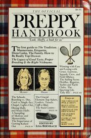 Cover of: Official Preppy Handbook