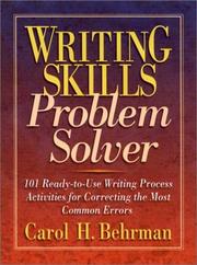 Cover of: Writing skills problem solver