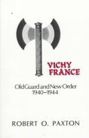 Cover of: Vichy France