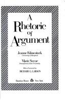 Cover of: A rhetoric of argument