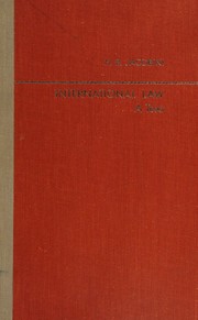 Cover of: International law