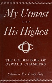 Cover of: My Utmost for His Highest