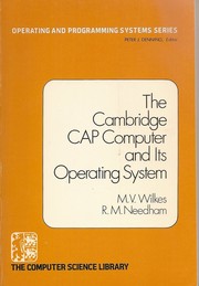 Cover of: The Cambridge CAP computer and its operating system