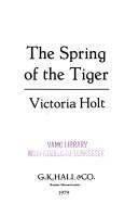 best books about spring for adults The Spring of the Tiger