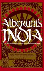 Alberuni's India by Muhammad Ibn Ahmad, Abu Al-Raihan Al-Biruni
