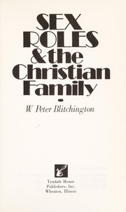 Cover of: Sex roles & the Christian family