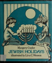 Cover of: Jewish holidays