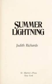 Cover of: Summer lightning