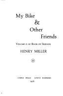 Cover of: My Bike And Other Friends