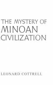 Cover of: The mystery of Minoan civilization