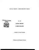 Cover of: Queer theory