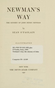 Cover of: NEWMAN'S WAY