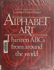 Cover of: Alphabet art