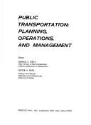 Cover of: Public transportation