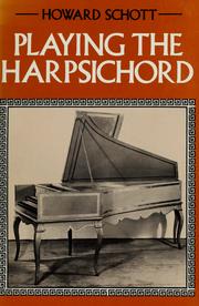 Cover of: Playing the harpsichord