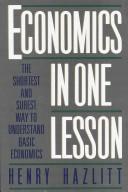 best books about Economics For Beginners Economics in One Lesson