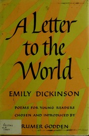 Cover of: A letter to the world: poems for young readers