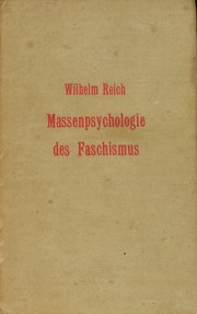 Cover of: Die Massenpsychologie des Faschismus