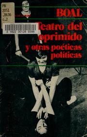 Cover of: Teatro del oprimido y otras poéticas políticas