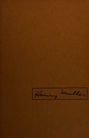 Cover of: Tropic of Cancer